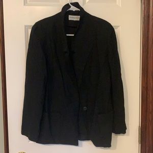 80s Vintage linen blazer